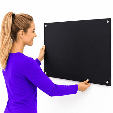 Vidaxl Kuhinjska zaščitna obloga črna 70x50 cm kaljeno steklo