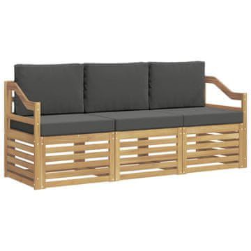 Vidaxl Sedežne garniture Masiven les akacije