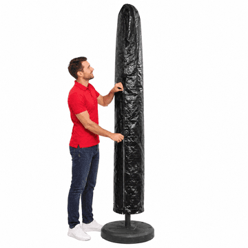Vidaxl Pokrivalo za senčnik z zadrgo PE 200 cm