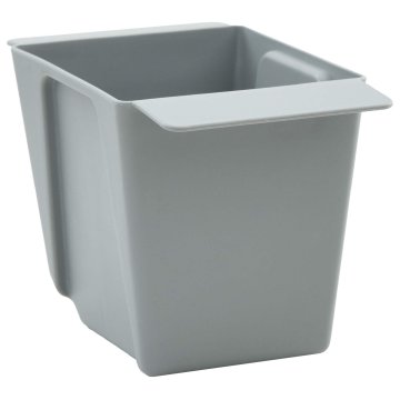 Vidaxl Cvečni zaboji za euro palete 24 kos Svetlo siva 14 x 9 x 9,5 cm
