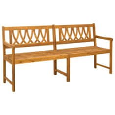 Vidaxl Zunanja klop 2 -sedežni 180 x 56 x 90 cm Masiven les akacije