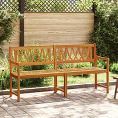 Vidaxl Zunanja klop 2 -sedežni 180 x 56 x 90 cm Masiven les akacije