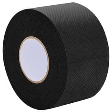 Vidaxl Samolepljiva tape za umetno travo Črna 5 cm x 10 m