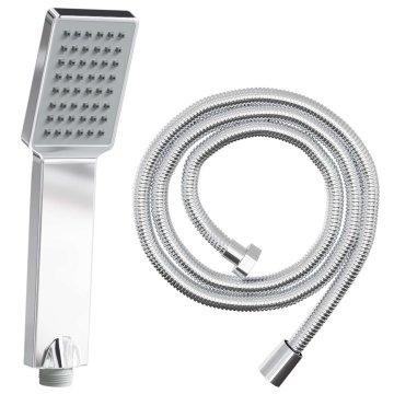 Vidaxl Komplet tuš glav Krom 150 cm Nerjaveče jeklo