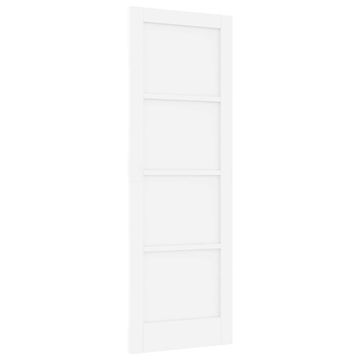 Vidaxl Notranja vrata Bela 73,5 x 211 cm Vezani les