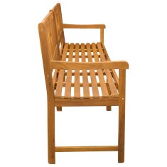 Vidaxl Zunanja klop 4 -sedežni 220 x 56 x 90 cm Masiven les akacije