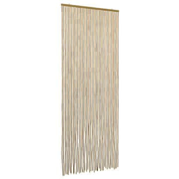 Vidaxl Zavesa proti insektom večbarvno 90 x 200 cm Bambus
