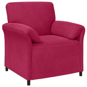 Vidaxl Enosobna sedežna garnitura Vinorodna rdeča 88 x 83 x 95 cm