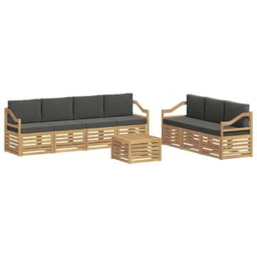 Vidaxl Sedežne garniture Masiven les akacije