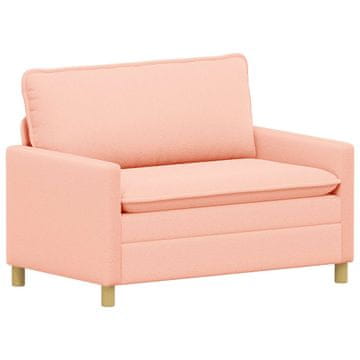 Vidaxl Kavč Roza 126 x 81 x 87,5 cm Blago