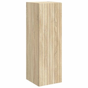 Vidaxl Omejen kabineta za kopalnico Sonoma hrast 33 x 34,5 x 100 cm