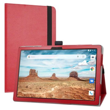 Infostyle Alcatel 3T 10 (8094X) ovitek Slim Folio – rdeča