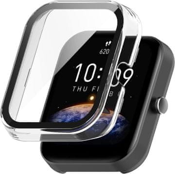 Infostyle Zaščitni ovitek za Amazfit Bip 3 / 3 Pro + steklo – 360° (2 kosa)