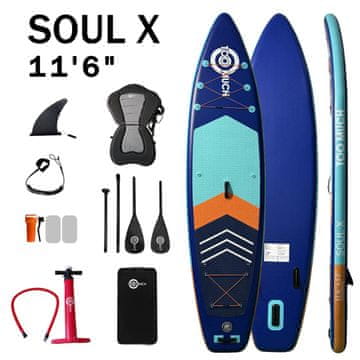 Too Much TM-SOULX SUP napihljiva deska set, 350 x 84 x 15 cm