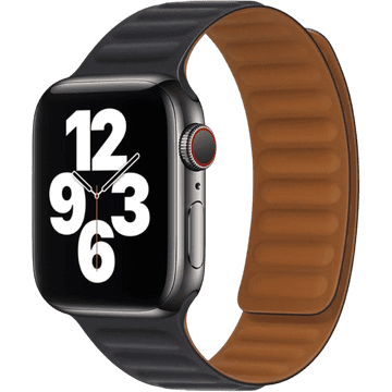 Infostyle Pašček "W035" za uro Apple Watch 38/40/41mm, črna Črna