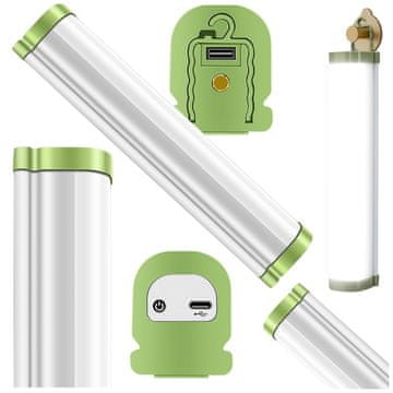 Verkgroup LED aku. svetilka s senzorjem gibanja magnetna 31cm USB