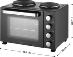 SENCOR SEO 2800BK večnamenska mini pečica