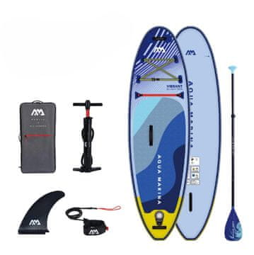 Aqua Marina Vibrant napihljiv sup z veslom, 244 x 71 x 10 cm, do 60 kg, moder (BT-24VIP)