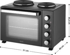 SENCOR SEO 3500BK večnamenska mini pečica