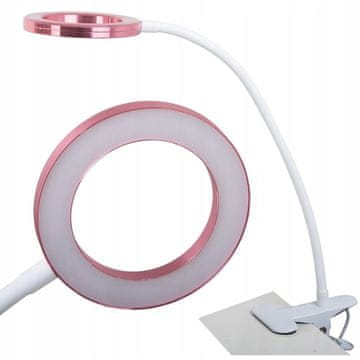 Verkgroup Gibljiva 24 LED kozmetična namizna svetilka USB sponka
