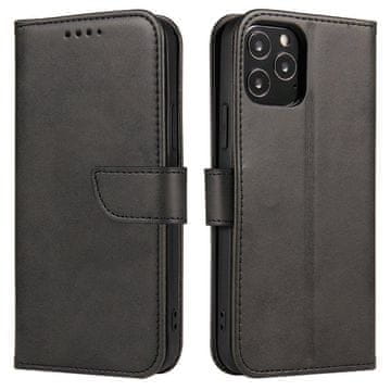 Infostyle Usnjena preklopna torbica "Classic Black" za Blackview A96 – črna