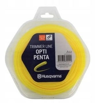 shumee Rezalna nit za motorne kose in trimerje Husqvarna OPTI PENTA 2,7 mm x 70 m STRONG