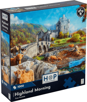 HOP Puzzle Jutro na škotskem višavju 1000 kosov