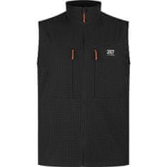 2117 Moški 3D softshell brezrokavnik Mellom, črn, L