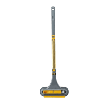 HOME & MARKER® Večnamenska čistilna krtača s strgalom in mini krtačo, ergonomski ročaj, za reže, kuhinjo in kopalnico | SCRUBZILLA