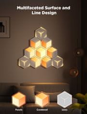 Govee Glide Hexagon LED svetlobne plošče, Ultra Expansion 1 Pack