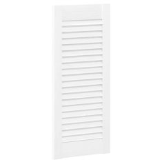Vidaxl Vrata za omarico z letvicami 4 kosi bela 69x29,5 cm