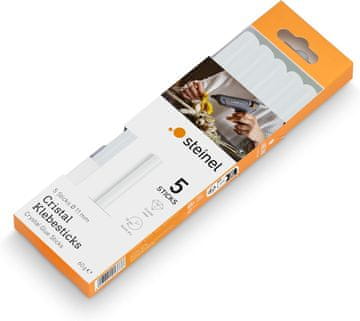 STEINEL STEINEL Lepilne palčke CRISTAL – 7 mm (60 g)