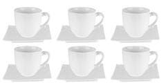 ALPEKSHOME SKODELICE ZA BELO KAVO, BELE, HJ1945, 220 ml, 6 KOS