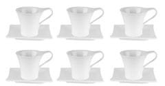 ALPEKSHOME SKODELICE ZA BELO KAVO, BELE, HJ1999, 220 ml, 6 KOS
