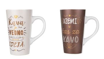 ALPEKSHOME KAVA ZATE, LONČEK, 460 ML, 2 KOS