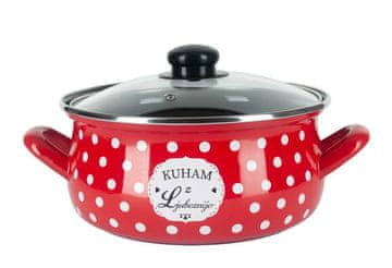 ALPEKSHOME KUHAM Z LJUBEZNIJO, KOZICA NIZKA S POKROVOM, 20 CM, 2.8 L, 1 KOS