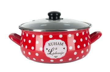 ALPEKSHOME KUHAM Z LJUBEZNIJO, KOZICA NIZKA S POKROVOM, 22 CM, 3.6 L, 1 KOS