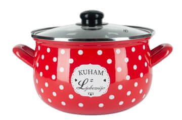 ALPEKSHOME KUHAM Z LJUBEZNIJO, KOZICA VISOKA S POKROVOM, 20 CM, 3.7L, 1 KOS