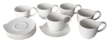 ALPEKSHOME SKODELICE ZA KAVO, BELE, HJ6217, 220 ML, 6 KOS