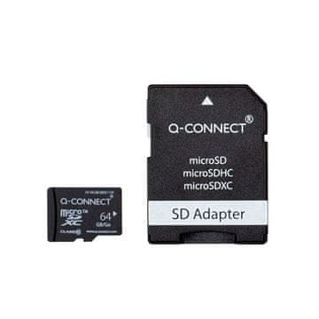 Q-Connect Pomnilniška kartica Q-C - Micro SDXC, adapter SD, 64 GB
