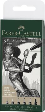 Faber-Castell PITT artist pen 199 set 6