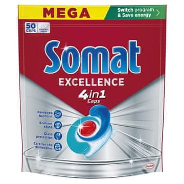 Tablete za pomivanje posode Somat - Excellence, 50 kosov