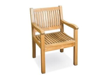 Mountfield zložljiv vrtni stol Gentle 90x60x55cm, teak