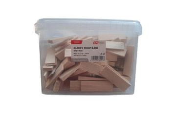 Enpro klini Wooden mounting wedges, 80 x 25 x 10 - 3 mm, 150 pcs