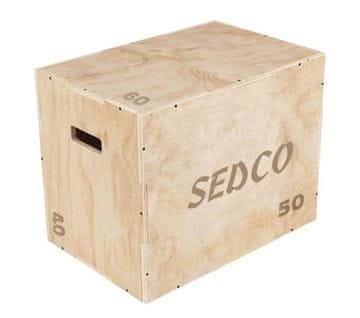 SEDCO Sedco WOOD lesena pliometrična škatla 40/50/60 cm
