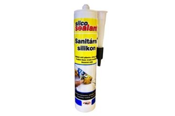 Ostatní Silikon Sanitary Silicone, one-component, 310 ml, gray
