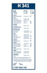 Bosch Rear H341 zadnja metlica brisalca, 340 mm (3397004755)