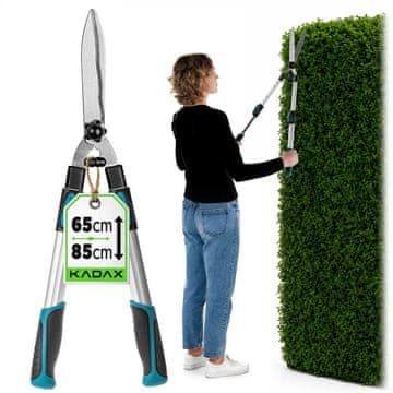 KADAX Ročni obrezovalnik žive meje 58 cm, lahek obrezovalnik za veje in grmičevje z ostrimi rezili