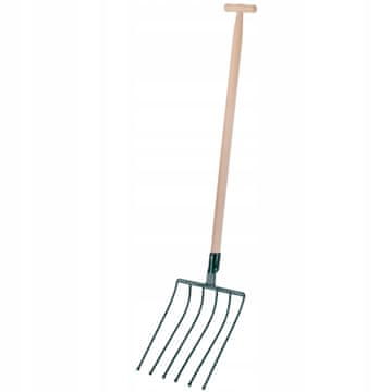 KADAX Vilice za krompir in peso, 6-zobne, kovinske, trdne, 140 cm
