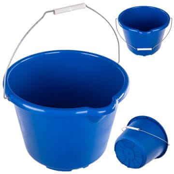 KADAX Plastično vedro z lijakom in ročajem, 12 l, močno